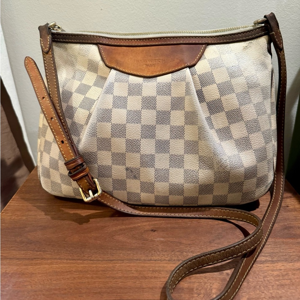 Louis Vuitton LV Damier Azur Siracusa PM